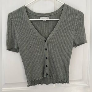 American Eagle: sweater top, grey, size S